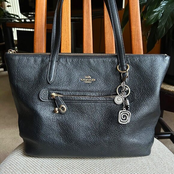 SPIRAL Bag Charm Silver Tone ୭ - Picture 4 of 7